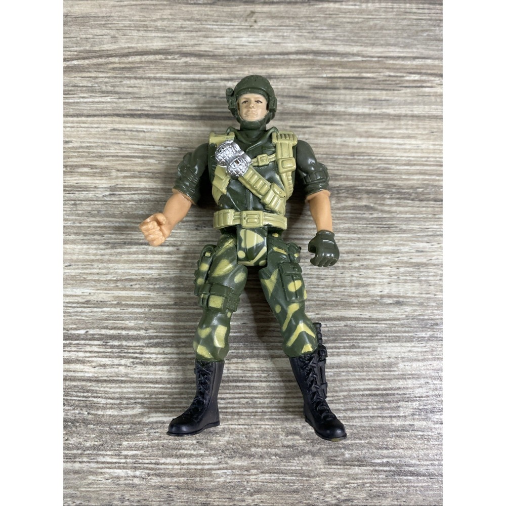 Army Man Figurine Action Figure Toy Chap‎ Mei HK Design Military Soldier Vintage